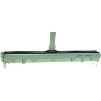 Tolópotméter, sztereo, log, 100 kΩ 0,1 W, ALPS RS60112 100KAX2 401549 Tolópotméter, sztereo, log, 100 kΩ 0,1 W, ALPS RS60112 100KAX2 401549
