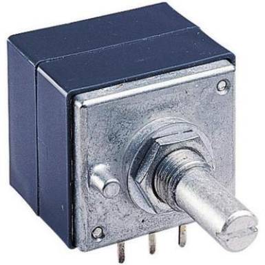 Sztereó potenciométer, lin, 100 kΩ 0,05 W ± 20 %, ALPS RK27112 100K Sztereó potenciométer, lin, 100 kΩ 0,05 W ± 20 %, ALPS RK27112 100K