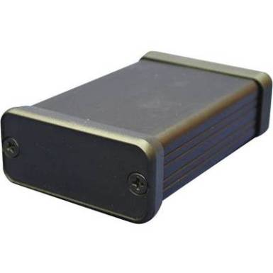 Hammond Electronics alumínium műszerdoboz 1455 1455J1601BK alumínium (H x Sz x Ma) 162 x 78 x 27 mm, fekete Hammond Electronics alumínium műszerdoboz 1455 1455J1601BK alumínium (H x Sz x Ma) 162 x 78 x 27 mm, fekete