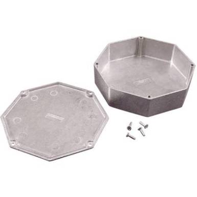 Hammond Electronics présöntött doboz, nyolcszögű 1590STPCYL présöntött (H x Sz x Ma) 133 x 133 x 39 mm, sárga Hammond Electronics présöntött doboz, nyolcszögű 1590STPCYL présöntött (H x Sz x Ma) 133 x 133 x 39 mm, sárga