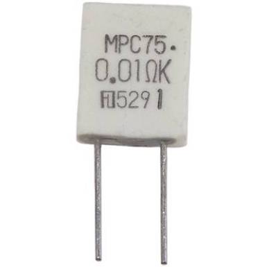 Fémréteg ellenállás 0,01 Ω 5 W ± 10 %, MPC75 Fémréteg ellenállás 0,01 Ω 5 W ± 10 %, MPC75