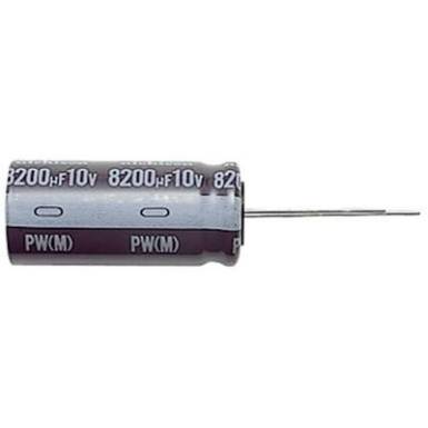 Elektrolit kondenzátor, radiális, álló, 3,5 mm 100 µF 35 V 20 % (Ø x H) 8 x 11,5 mm Nichicon UPW1V101MPD Elektrolit kondenzátor, radiális, álló, 3,5 mm 100 µF 35 V 20 % (Ø x H) 8 x 11,5 mm Nichicon UPW1V101MPD