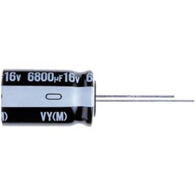 Elektrolit kondenzátor, radiális, álló, 5 mm 4,7 µF 400 V 20 % (Ø x H) 10 x 12,5 mm Nichicon UVY2G4R7MPD Elektrolit kondenzátor, radiális, álló, 5 mm 4,7 µF 400 V 20 % (Ø x H) 10 x 12,5 mm Nichicon UVY2G4R7MPD