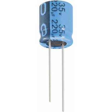 Elektrolit kondenzátor, álló elkó, radiális, CD110PT 47 µF 16 V Elektrolit kondenzátor, álló elkó, radiális, CD110PT 47 µF 16 V