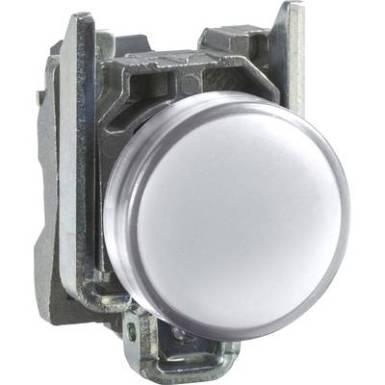 LED-es jelzőlámpa 24 V, fehér, Schneider Electric Harmony XB4BVB1 LED-es jelzőlámpa 24 V, fehér, Schneider Electric Harmony XB4BVB1