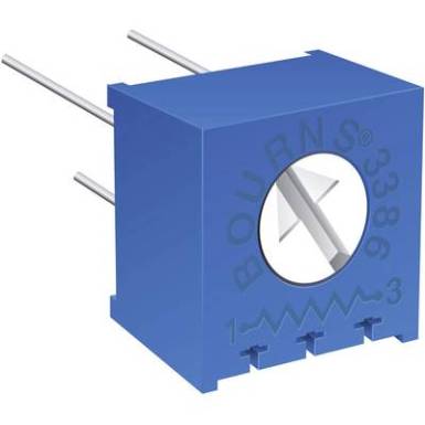 Miniatűr lineáris trimmer potméter, fekvő kivitelű, felső állítással 0.5 W 200 kΩ 310 ° Bourns 3386P-1-204LF Miniatűr lineáris trimmer potméter, fekvő kivitelű, felső állítással 0.5 W 200 kΩ 310 ° Bourns 3386P-1-204LF