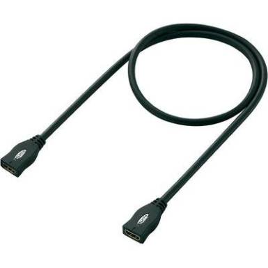 HDMI hosszabb&iacute;t&oacute;k&aacute;bel [1x HDMI alj   1x HDMI alj ] 1 m fekete SpeaKa Professional