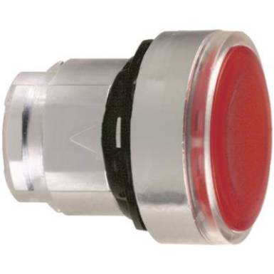 Vil&aacute;g&iacute;t&oacute; nyom&oacute;gomb, lapos, piros, Schneider Electric Harmony ZB4BW343
