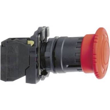 Vészkikapcsoló gomb 22,5 mm, megkerülésbiztos, Schneider Electric Harmony XB5AT845 Vészkikapcsoló gomb 22,5 mm, megkerülésbiztos, Schneider Electric Harmony XB5AT845