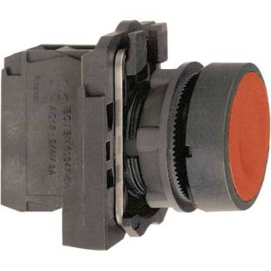 Nyomógomb, lapos, piros, Schneider Electric Harmony XB5AA42 Nyomógomb, lapos, piros, Schneider Electric Harmony XB5AA42