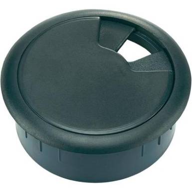 Conrad K&aacute;bel&aacute;tvezetők munkalapokhoz WP80BK (&Oslash; x Ma) 89 mm x 29.5 mm ABS Fekete