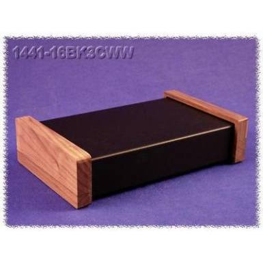 Hammond Electronics acél doboz, 1441-es sorozat 1441-16BK3CWW acél (H x Sz x Ma) 254 x 152 x 51 mm, fekete Hammond Electronics acél doboz, 1441-es sorozat 1441-16BK3CWW acél (H x Sz x Ma) 254 x 152 x 51 mm, fekete