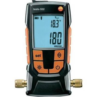 Testo 552 Digitális vákuummérő klímatechnikai és hőszivattyú rendszerekhez Testo 552 Digitális vákuummérő klímatechnikai és hőszivattyú rendszerekhez