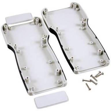 Kézi műszerdoboz ABS, szürke 210 x 100 x 32 Hammond Electronics 1553TGY, 1db Kézi műszerdoboz ABS, szürke 210 x 100 x 32 Hammond Electronics 1553TGY, 1db