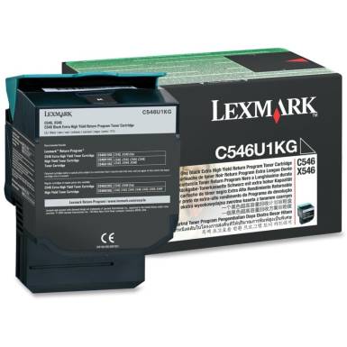 RETURN PROGRAM TONER CARTRIDGE BLACK 8K PGS F/ C546/ X546