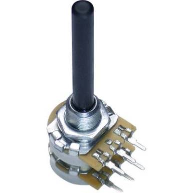 Potentiometer Service GmbH potenciométer, 16 mm, sztereo, lin 10kΩ, 0,25W, PC2G16BU 9705 Potentiometer Service GmbH potenciométer, 16 mm, sztereo, lin 10kΩ, 0,25W, PC2G16BU 9705