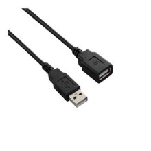 V7 USB CABLE EXTENS 1.8M A TO A BLACK USB 2.0 HI-SPEED M/F