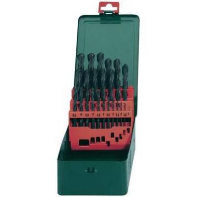 HSS Spirálfúró készlet, 25 részes, DIN 338 Metabo 627152000 HSS Spirálfúró készlet, 25 részes, DIN 338 Metabo 627152000