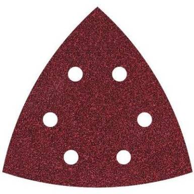 Csiszol&oacute;lap rezgőcsiszol&oacute;hoz 95 mm (h&aacute;romsz&ouml;g), 5 db, szemcse m&eacute;ret: 120, Wolfcraft 1783000