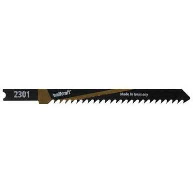 Fűrészlap szúrófűrészhez HCS (fához/műanyaghoz), vágó hossz: 75 mm, 2 db, Wolfcraft 2301000 Fűrészlap szúrófűrészhez HCS (fához/műanyaghoz), vágó hossz: 75 mm, 2 db, Wolfcraft 2301000