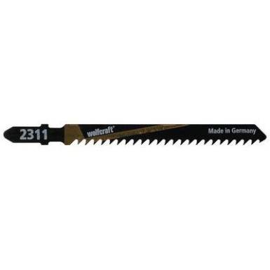 Fűrészlap szúrófűrészhez HCS (fához/műanyaghoz), vágó hossz: 75 mm, 2 db, Wolfcraft 2311000 Fűrészlap szúrófűrészhez HCS (fához/műanyaghoz), vágó hossz: 75 mm, 2 db, Wolfcraft 2311000