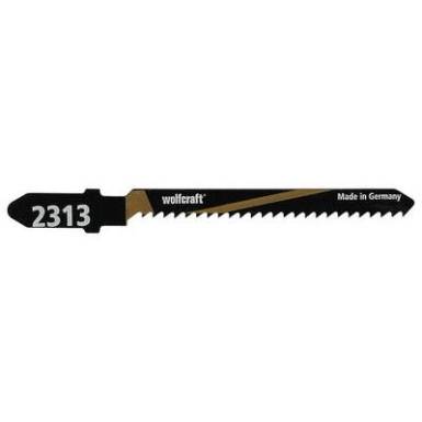 Fűrészlap szúrófűrészhez HCS (fához/műanyaghoz), vágó hossz: 50 mm, 2 db, Wolfcraft 2313000 Fűrészlap szúrófűrészhez HCS (fához/műanyaghoz), vágó hossz: 50 mm, 2 db, Wolfcraft 2313000