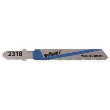 Fűrészlap szúrófűrészhez HSS (színesfémhez), vágó hossz: 50 mm, 2 db, Wolfcraft 2318000 Fűrészlap szúrófűrészhez HSS (színesfémhez), vágó hossz: 50 mm, 2 db, Wolfcraft 2318000