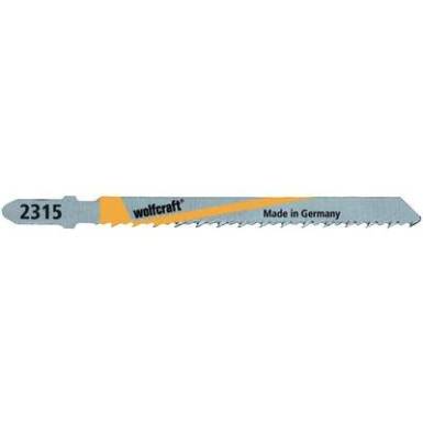 Fűrészlap szúrófűrészhez HSS (fához/műanyaghoz), vágó hossz: 75 mm, 5 db, Wolfcraft 2365000 Fűrészlap szúrófűrészhez HSS (fához/műanyaghoz), vágó hossz: 75 mm, 5 db, Wolfcraft 2365000