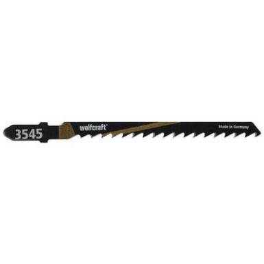 Fűrészlap szúrófűrészhez HCS (fához), vágó hossz: 75 mm, 2 db, Wolfcraft 3545000 Fűrészlap szúrófűrészhez HCS (fához), vágó hossz: 75 mm, 2 db, Wolfcraft 3545000
