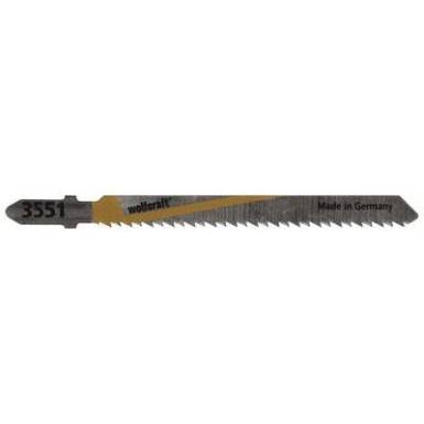 Fűrészlap szúrófűrészhez HCS (fához), vágó hossz: 75 mm, 2 db, Wolfcraft 3551000 Fűrészlap szúrófűrészhez HCS (fához), vágó hossz: 75 mm, 2 db, Wolfcraft 3551000