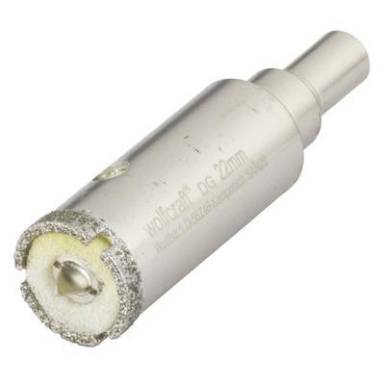 Gyémántszemcsés koronafúró, lyukfűrész 22mm Ceramic Wolfcraft 5922000 Gyémántszemcsés koronafúró, lyukfűrész 22mm Ceramic Wolfcraft 5922000