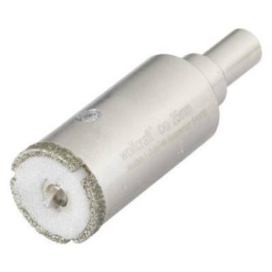 Gyémántszemcsés koronafúró, lyukfűrész 25mm Ceramic Wolfcraft 5924000 Gyémántszemcsés koronafúró, lyukfűrész 25mm Ceramic Wolfcraft 5924000