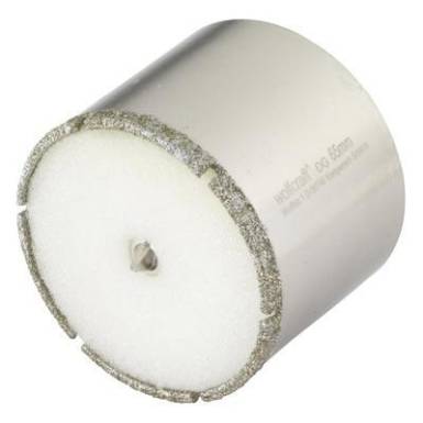 Gyémántszemcsés koronafúró, körkivágó tárcsa 65mm Ceramic Wolfcraft 5930000 Gyémántszemcsés koronafúró, körkivágó tárcsa 65mm Ceramic Wolfcraft 5930000