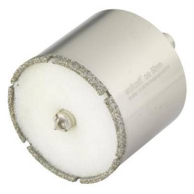 Gyémántszemcsés koronafúró, körkivágó tárcsa 60mm Ceramic Wolfcraft 5940000 Gyémántszemcsés koronafúró, körkivágó tárcsa 60mm Ceramic Wolfcraft 5940000