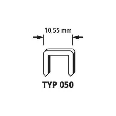 Ac&eacute;lkapocs k&eacute;szlet 1000db Wolfcraft 7012000 Typ 050