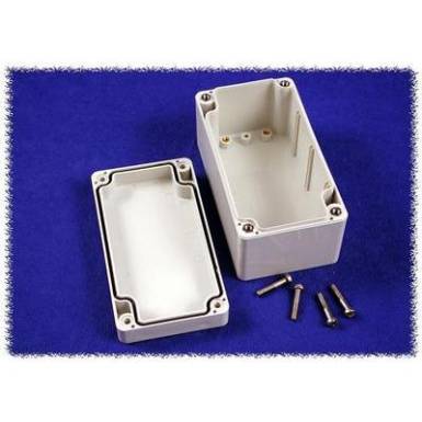 Hammond Electronics számítógép dobozok, 1554-es sorozat 1554D2GY polikarbonát (H x Sz x Ma) 120 x 65 x 60 mm, szürke Hammond Electronics számítógép dobozok, 1554-es sorozat 1554D2GY polikarbonát (H x Sz x Ma) 120 x 65 x 60 mm, szürke