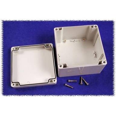 Hammond Electronics számítógép dobozok, 1554-es sorozat 1554P2GY polikarbonát (H x Sz x Ma) 120 x 120 x 80 mm, szürke Hammond Electronics számítógép dobozok, 1554-es sorozat 1554P2GY polikarbonát (H x Sz x Ma) 120 x 120 x 80 mm, szürke