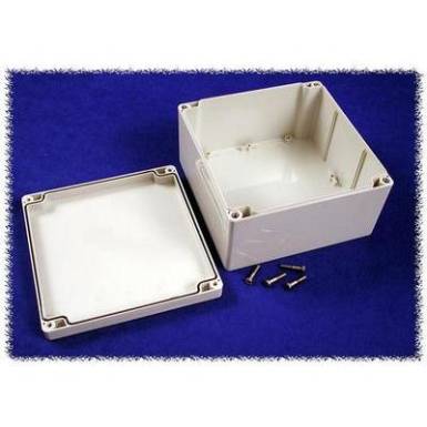 Hammond Electronics számítógép dobozok, 1554-es sorozat 1554S2GY polikarbonát (H x Sz x Ma) 160 x 160 x 90 mm, szürke Hammond Electronics számítógép dobozok, 1554-es sorozat 1554S2GY polikarbonát (H x Sz x Ma) 160 x 160 x 90 mm, szürke