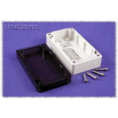 Hammond Electronics számítógép dobozok, 1554-es sorozat 1554C2GYSL polikarbonát (H x Sz x Ma) 120 x 65 x 40 mm, szürke Hammond Electronics számítógép dobozok, 1554-es sorozat 1554C2GYSL polikarbonát (H x Sz x Ma) 120 x 65 x 40 mm, szürke