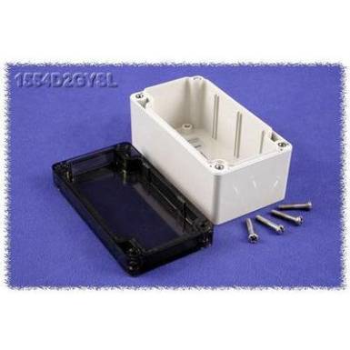 Hammond Electronics számítógép dobozok, 1554-es sorozat 1554D2GYSL polikarbonát (H x Sz x Ma) 120 x 65 x 60 mm, szürke Hammond Electronics számítógép dobozok, 1554-es sorozat 1554D2GYSL polikarbonát (H x Sz x Ma) 120 x 65 x 60 mm, szürke