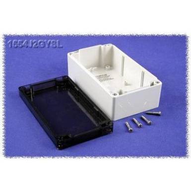Hammond Electronics számítógép dobozok, 1554-es sorozat 1554J2GYSL polikarbonát (H x Sz x Ma) 160 x 90 x 60 mm, szürke Hammond Electronics számítógép dobozok, 1554-es sorozat 1554J2GYSL polikarbonát (H x Sz x Ma) 160 x 90 x 60 mm, szürke