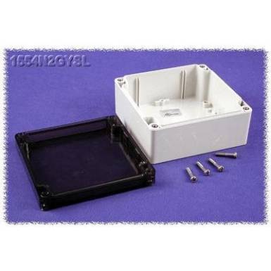 Hammond Electronics számítógép dobozok, 1554-es sorozat 1554N2GYSL polikarbonát (H x Sz x Ma) 120 x 120 x 60 mm, szürke Hammond Electronics számítógép dobozok, 1554-es sorozat 1554N2GYSL polikarbonát (H x Sz x Ma) 120 x 120 x 60 mm, szürke