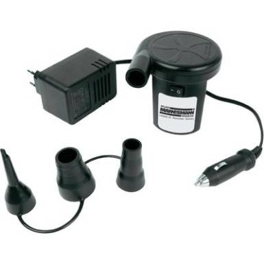 Gumimatrac pumpa 12V/230V szivargyújtós, Mannesmann Gumimatrac pumpa 12V/230V szivargyújtós, Mannesmann