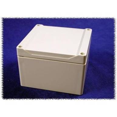Univerzális műanyag műszerház Hammond Electronics 1555P2GY polikarbonát (H x Sz x Ma) 120 x 120 x 80 mm, szürke Univerzális műanyag műszerház Hammond Electronics 1555P2GY polikarbonát (H x Sz x Ma) 120 x 120 x 80 mm, szürke