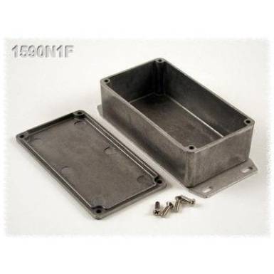 Hammond Electronics alumínium öntvény dobozok peremmel, 1590N1FBK 121.1 x 66 x 39.3 mm, fekete Hammond Electronics alumínium öntvény dobozok peremmel, 1590N1FBK 121.1 x 66 x 39.3 mm, fekete