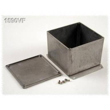 Hammond Electronics alumínium öntvény dobozok peremmel, 1590VF 119.5 x 119.5 x 94 mm, natúr Hammond Electronics alumínium öntvény dobozok peremmel, 1590VF 119.5 x 119.5 x 94 mm, natúr