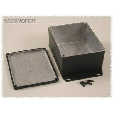 Hammond Electronics öntvény dobozok, 1590-es sorozat 1590WCFBK alumínium (H x Sz x Ma) 120 x 94 x 56.5 mm, fekete Hammond Electronics öntvény dobozok, 1590-es sorozat 1590WCFBK alumínium (H x Sz x Ma) 120 x 94 x 56.5 mm, fekete