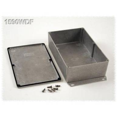 Hammond Electronics &ouml;ntv&eacute;ny dobozok, 1590-es sorozat 1590WDF alum&iacute;nium (H x Sz x Ma) 187.5 x 119.5 x 56 mm, nat&uacute;r
