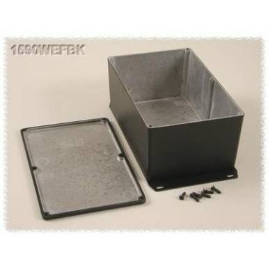 Hammond Electronics öntvény dobozok, 1590-es sorozat 1590WEFBK alumínium (H x Sz x Ma) 187.5 x 119.5 x 82 mm, fekete Hammond Electronics öntvény dobozok, 1590-es sorozat 1590WEFBK alumínium (H x Sz x Ma) 187.5 x 119.5 x 82 mm, fekete