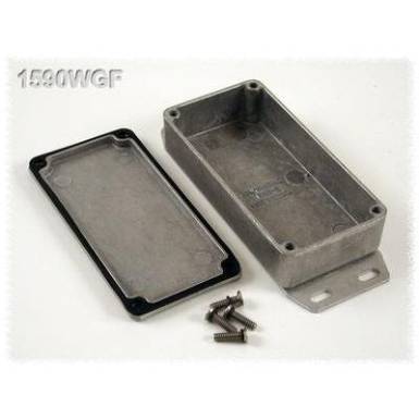Hammond Electronics öntvény dobozok, 1590-es sorozat 1590WGF alumínium (H x Sz x Ma) 100 x 50 x 25 mm, natúr Hammond Electronics öntvény dobozok, 1590-es sorozat 1590WGF alumínium (H x Sz x Ma) 100 x 50 x 25 mm, natúr